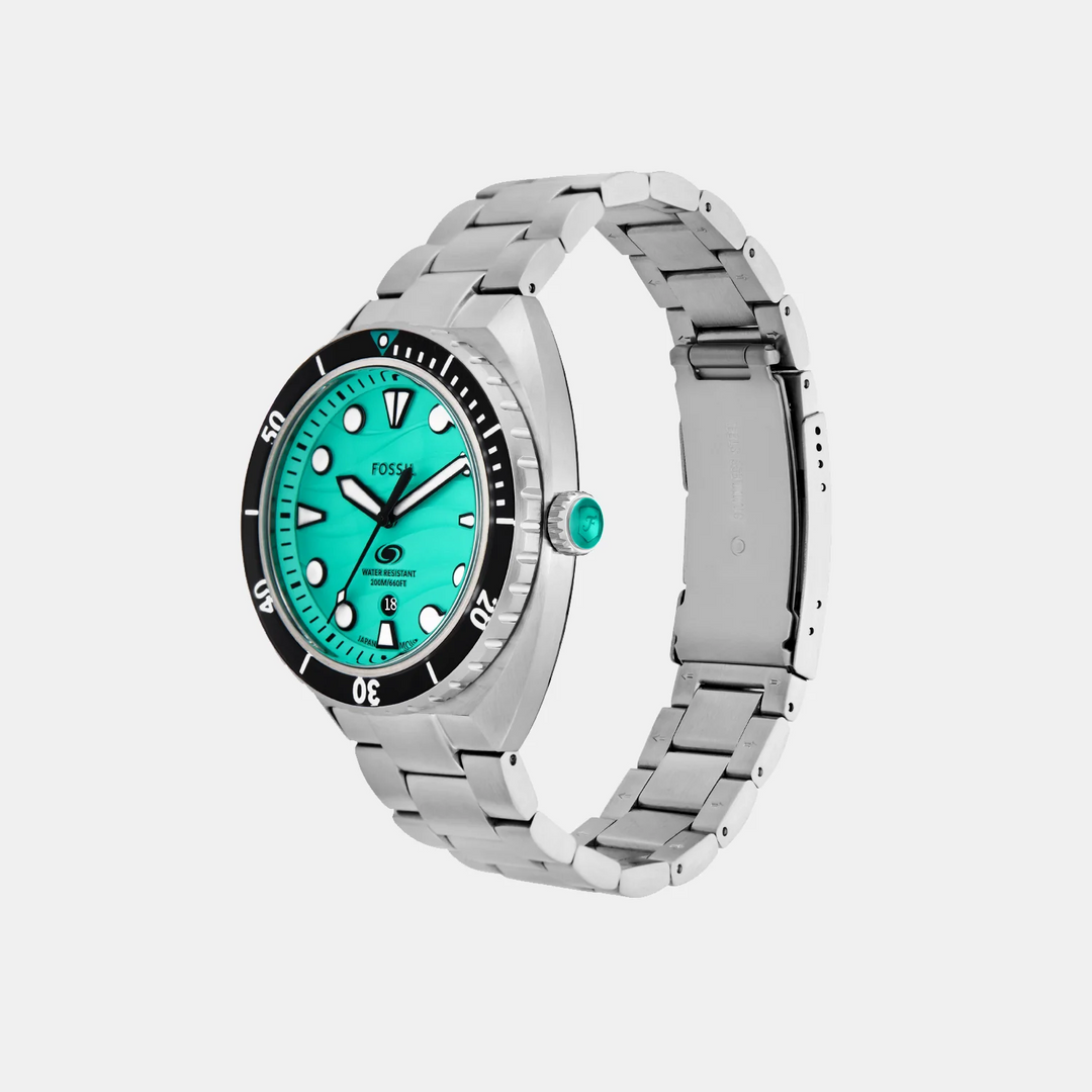 Fossil The Breaker FS6066 Black Dial Brown Leather Men&