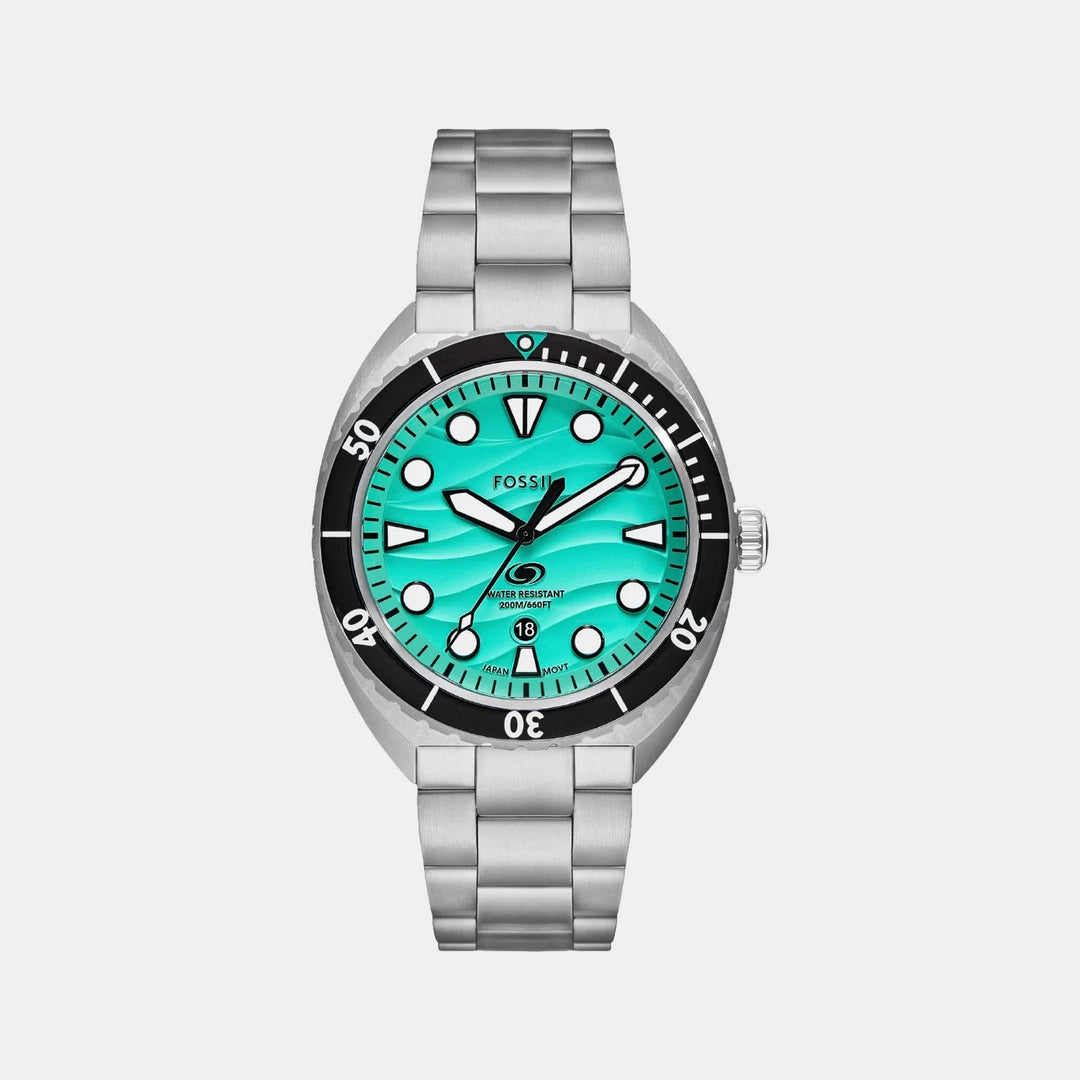 Fossil The Breaker FS6066 Black Dial Brown Leather Men&