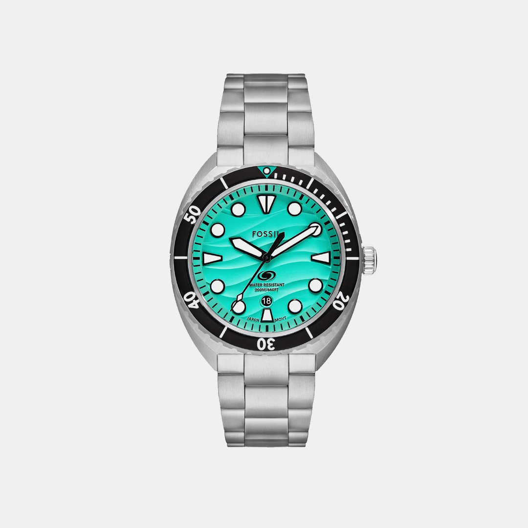 Fossil The Breaker FS6066 Black Dial Brown Leather Men&