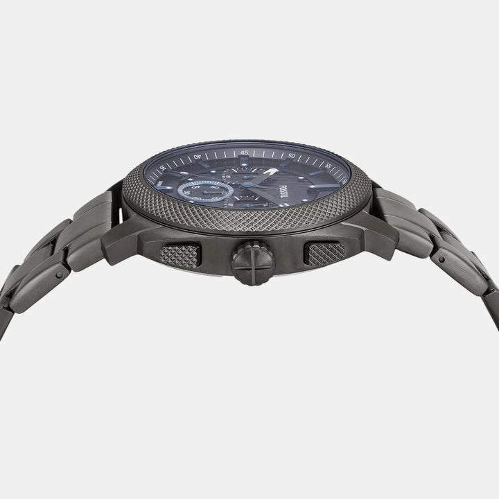 Fossil The Machine FS6098 White Dial Brown Leather Men&