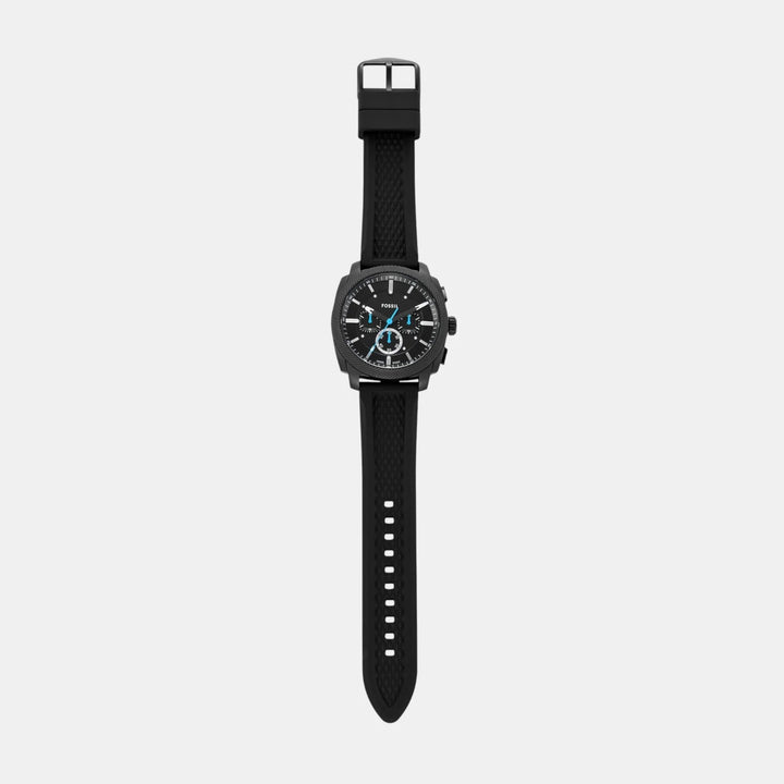 Fossil Machine FS6099 Black Dial Stainless Steel Men&