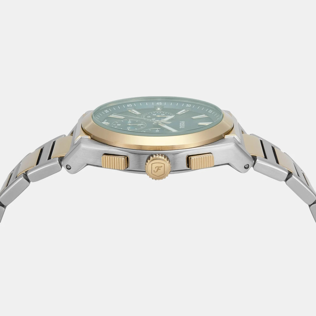 Fossil Everett FS6106 Blue Dial Stainless Steel Men&