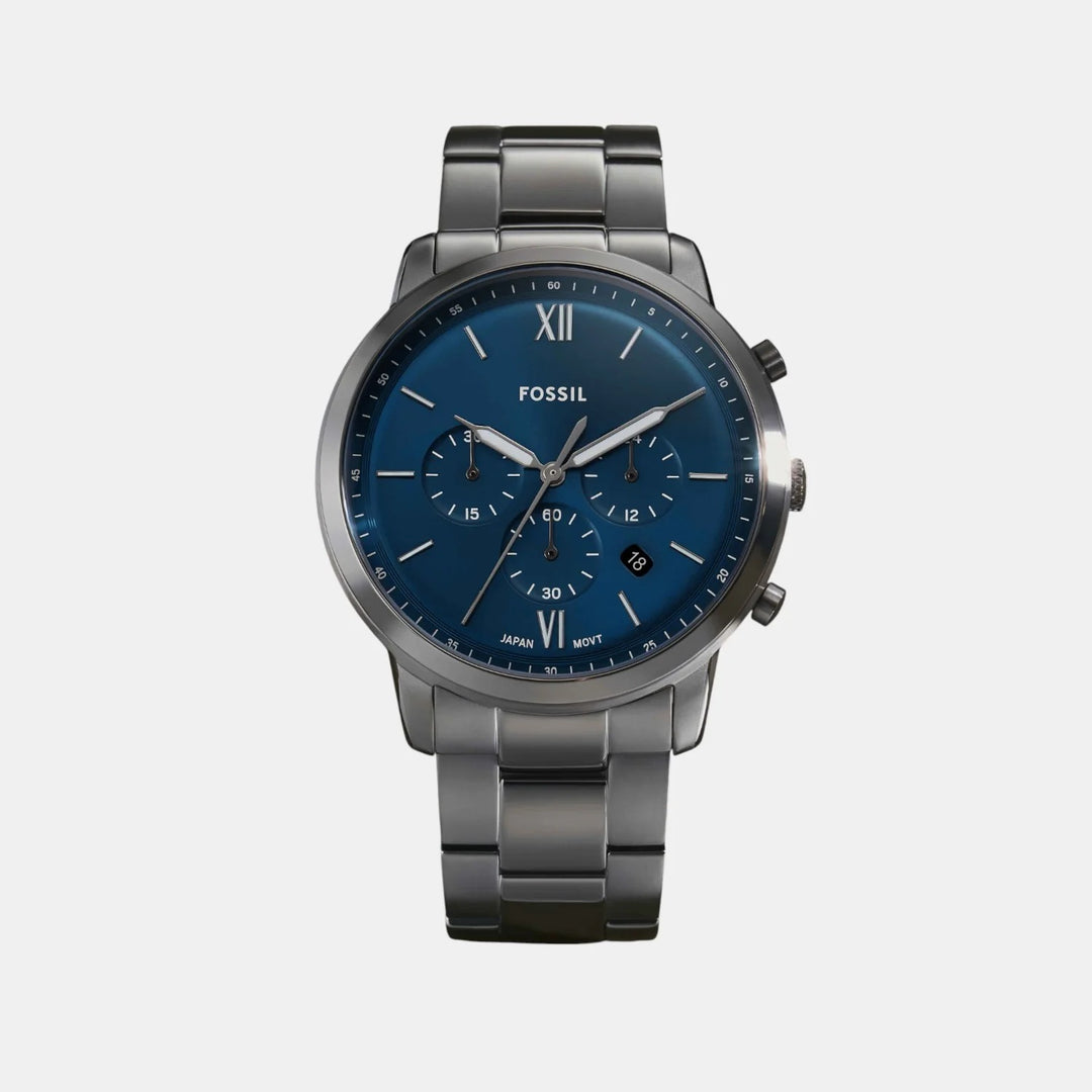 Fossil The Minimalist FS6111 Green Dial Brown Leather Men&