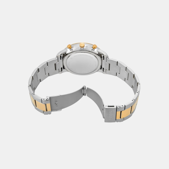 Fossil Neutra FS6112 White Dial Silver Stainless Steel Men&