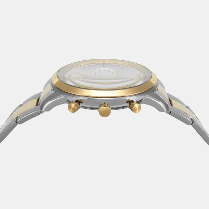 Fossil Neutra FS6112 White Dial Silver Stainless Steel Men&