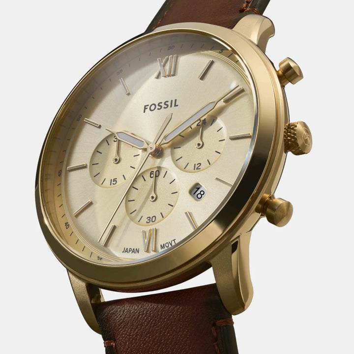 Fossil The Minimalist FS6113 Silver Dial Mesh Bracelet Men&