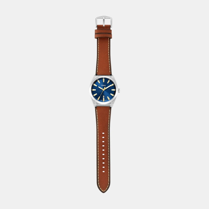 Fossil The Everett FS6115 Blue Dial Stainless Steel Men&