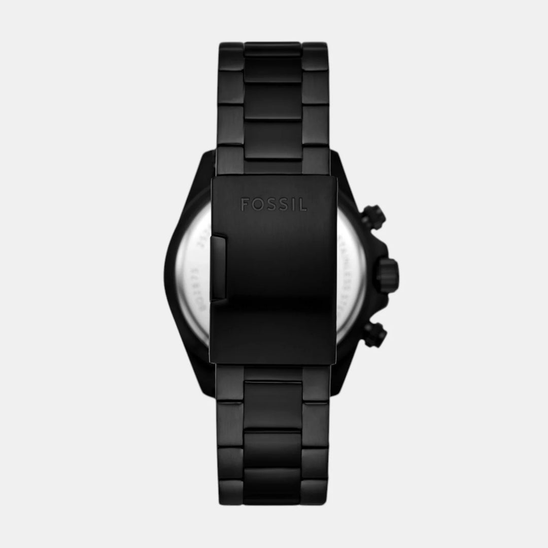 Fossil The Autocross FS6125 Black Dial Leather Strap Men&