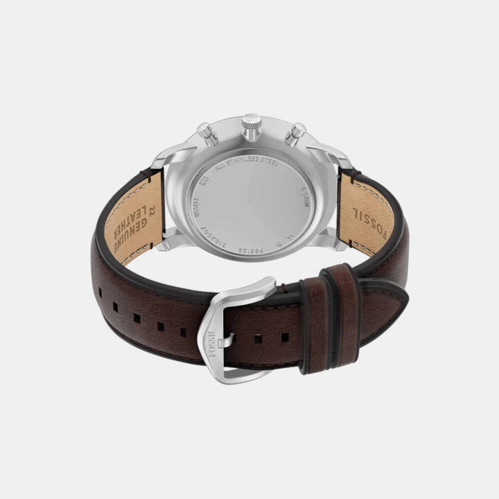Fossil The Neutra FS6129 Silver Dial Stainless Steel Men&