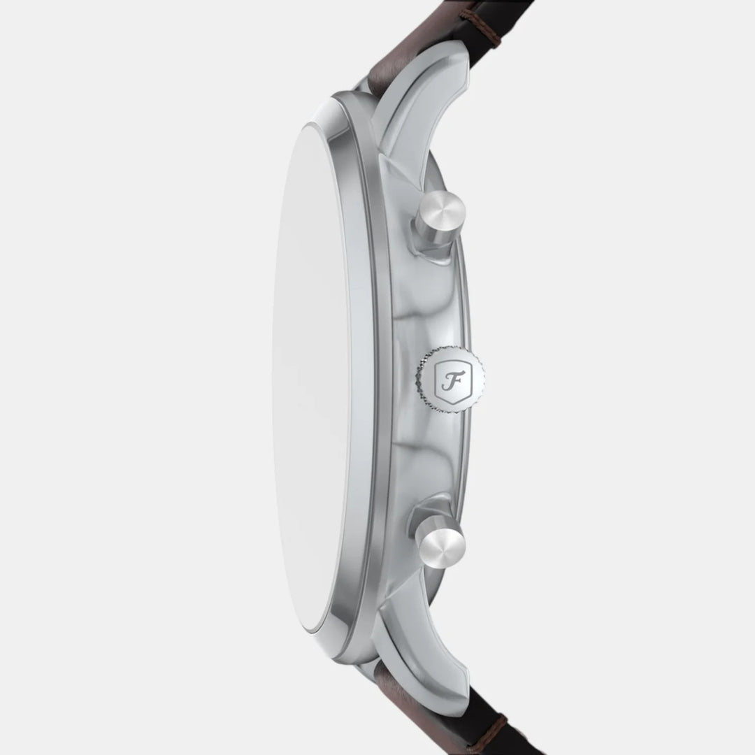 Fossil The Neutra FS6129 Silver Dial Stainless Steel Men&