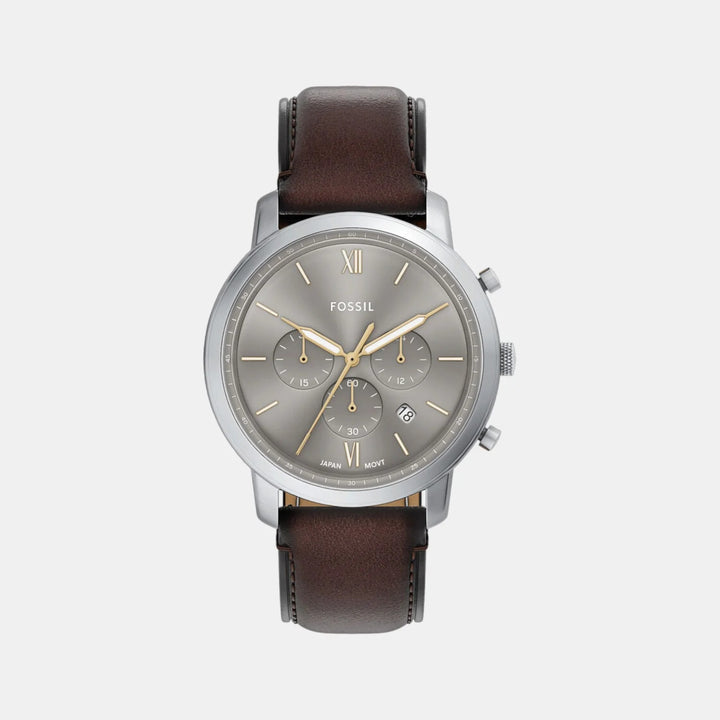 Fossil The Neutra FS6129 Silver Dial Stainless Steel Men&