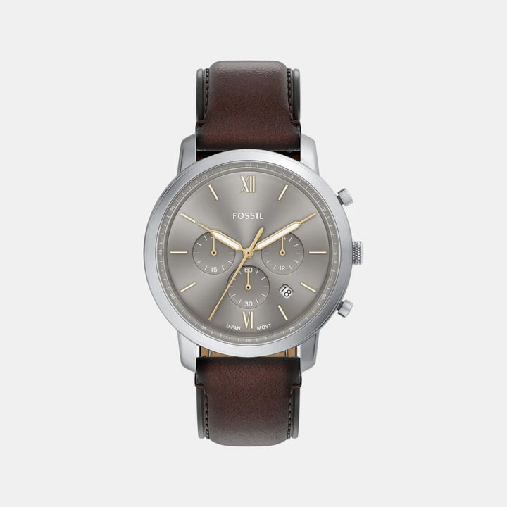 Fossil The Neutra FS6129 Silver Dial Stainless Steel Men&