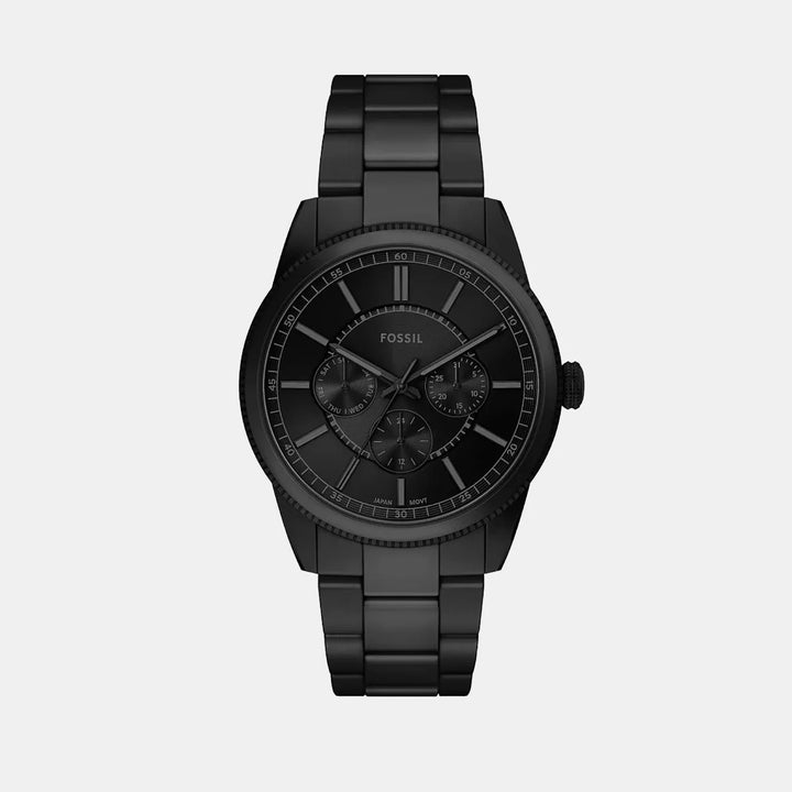 Fossil Harlow FS6135 Rectangular Silver Dial Stainless Steel Men&
