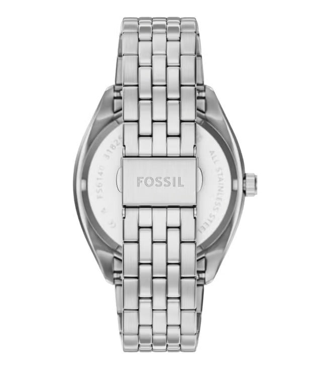 Fossil Campbell FS6140 Silver Dial Stainless Steel Men&