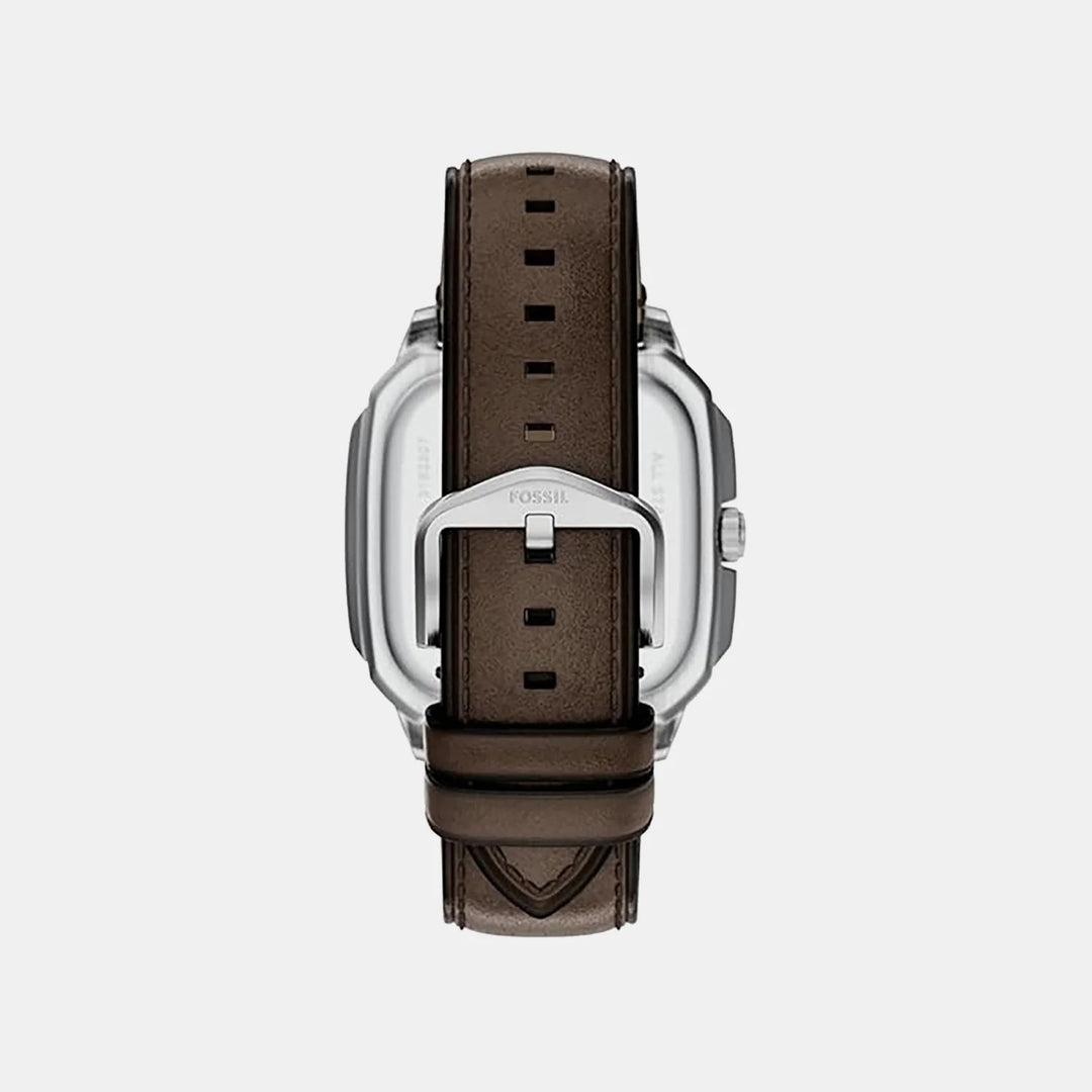 Fossil The Minimalist FS6150 Gray Dial Smoke Stainless Steel Men&