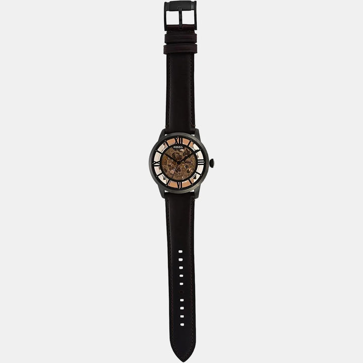 Fossil Townsman ME3098 Automatic Skeleton Dial Silver Stainless Steel Men&