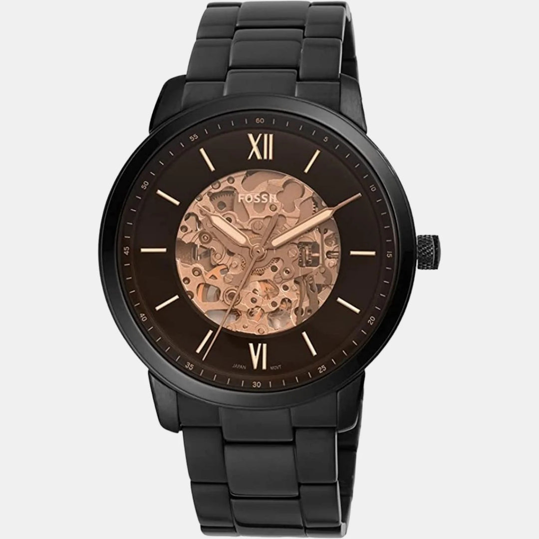 Fossil Neutra ME3183 Automatic Moonphase Blue Dial Men&