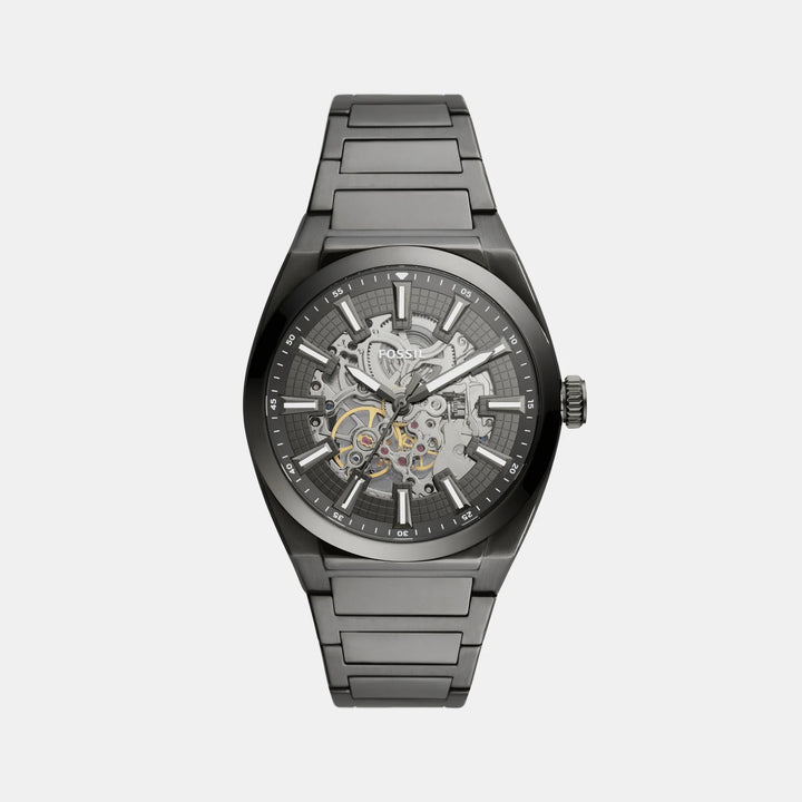 Fossil Everett Automatic ME3206 Skeleton Dial Stainless Steel Men&