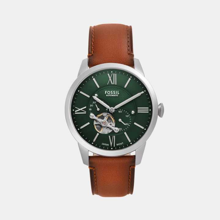 Fossil Neutra Automatic ME3265 Silver Dial Stainless Steel Men&