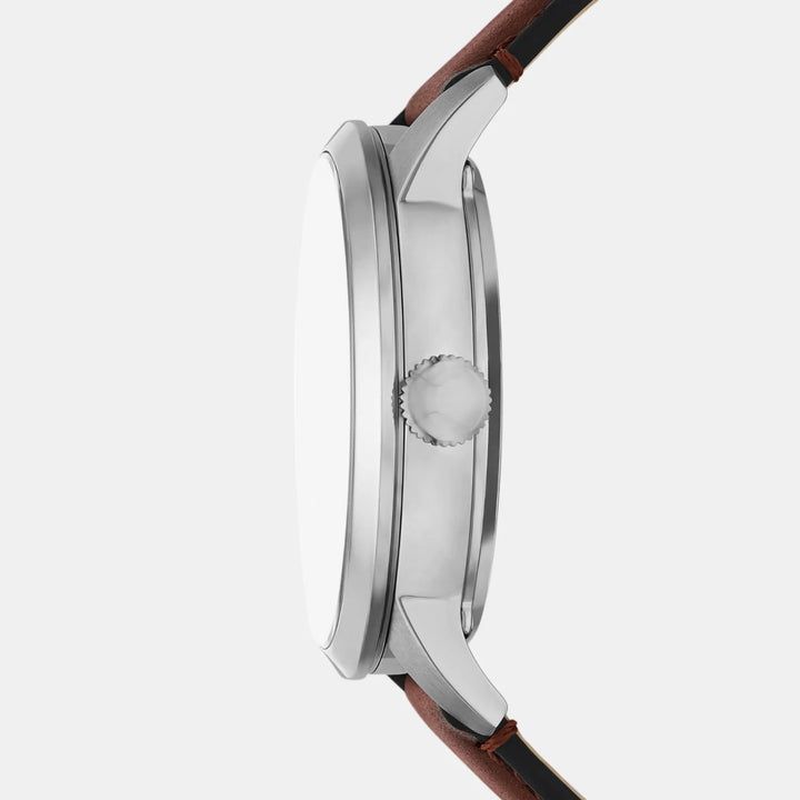 Fossil Neutra Automatic ME3267 Gray Dial Smoke Stainless Steel Men&