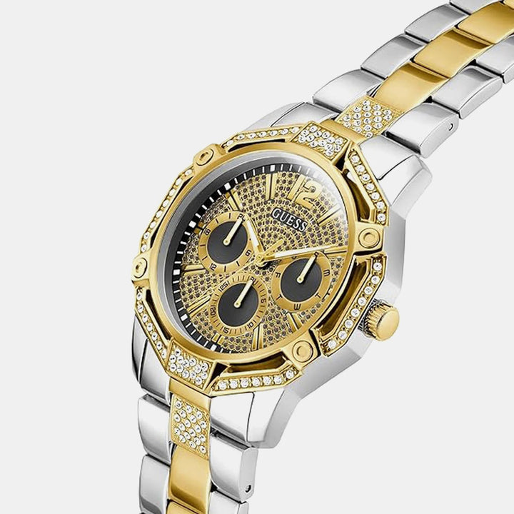 Guess Regal Men Watch GW0990G4 – Black Dial Multi-Function Two-Tone