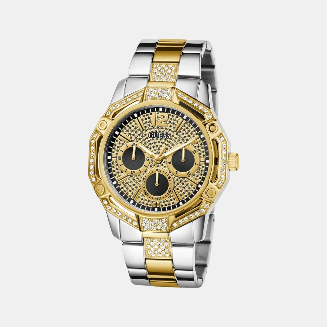 Guess Regal Men Watch GW0990G4 – Black Dial Multi-Function Two-Tone