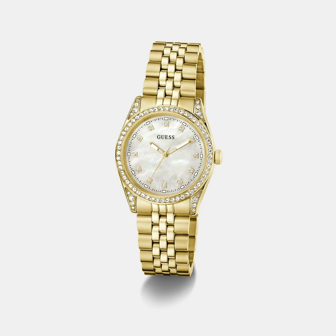 Guess Jada Women Watch GW1099L2 – White Dial Gold-Tone Stainless Steel