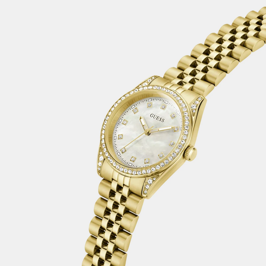 Guess Jada Women Watch GW1099L2 – White Dial Gold-Tone Stainless Steel