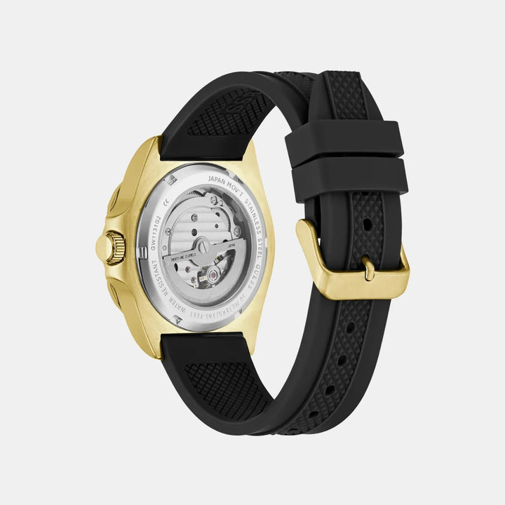 Guess Men Automatic Watch GW1131G2 – Green Dial Silicone