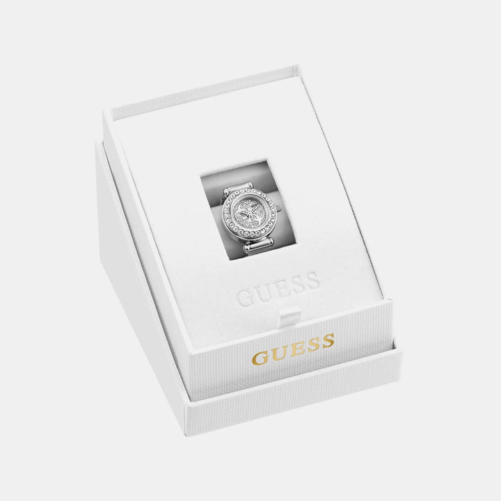 Guess Anna Ring Watch 18mm Silver Dial Silver-Tone Small Women&
