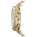Michael Kors Parker MK5354 Gold-Tone Pavé Chronograph Women&