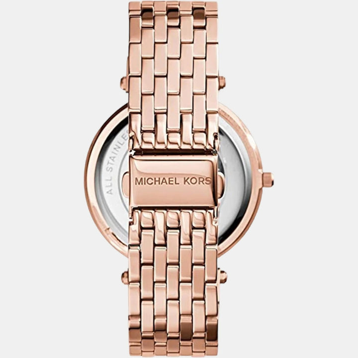 Michael Kors Darci MK3192 Rose Gold-Tone Glitz Bezel Women&
