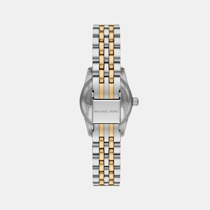 Michael Kors Lexington MK4740 Pavé Silver-Tone Stainless Steel Women&