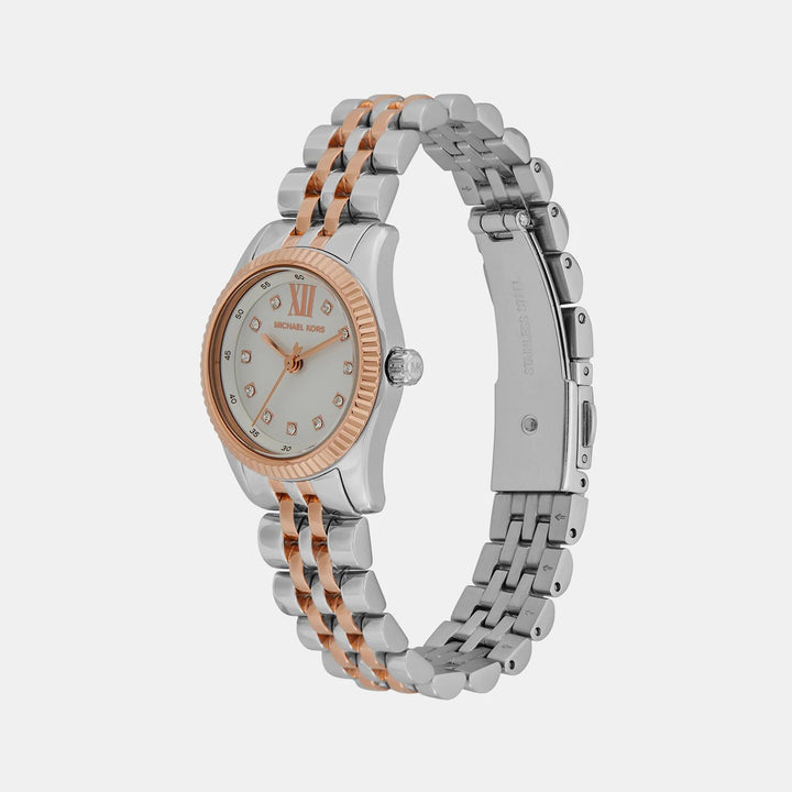 Michael Kors Lexington MK4817SET Gold-Tone Watch and Jewelry Women&