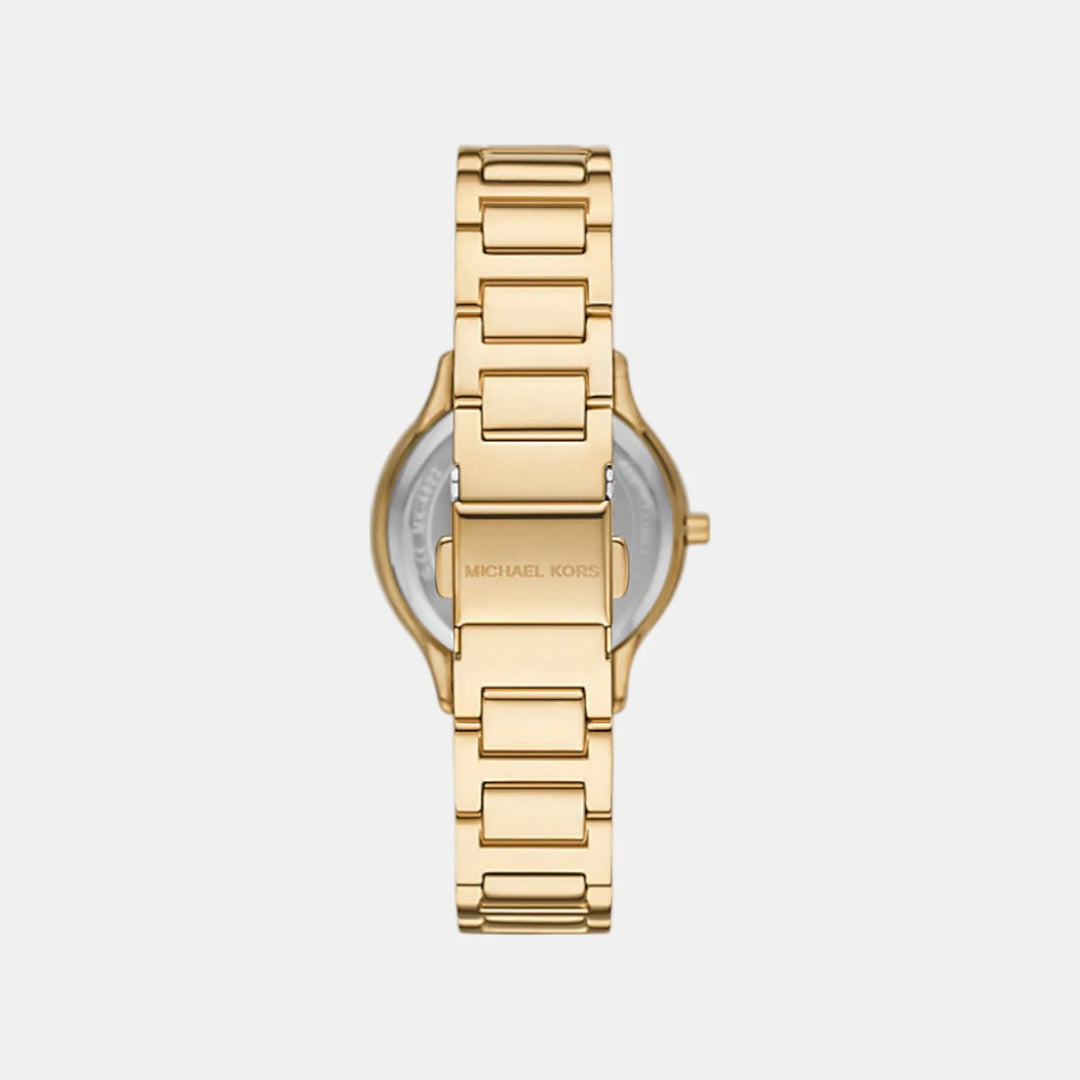 Michael Kors Tibby MK4822 Silver-Tone Pavé Stainless Steel Women&