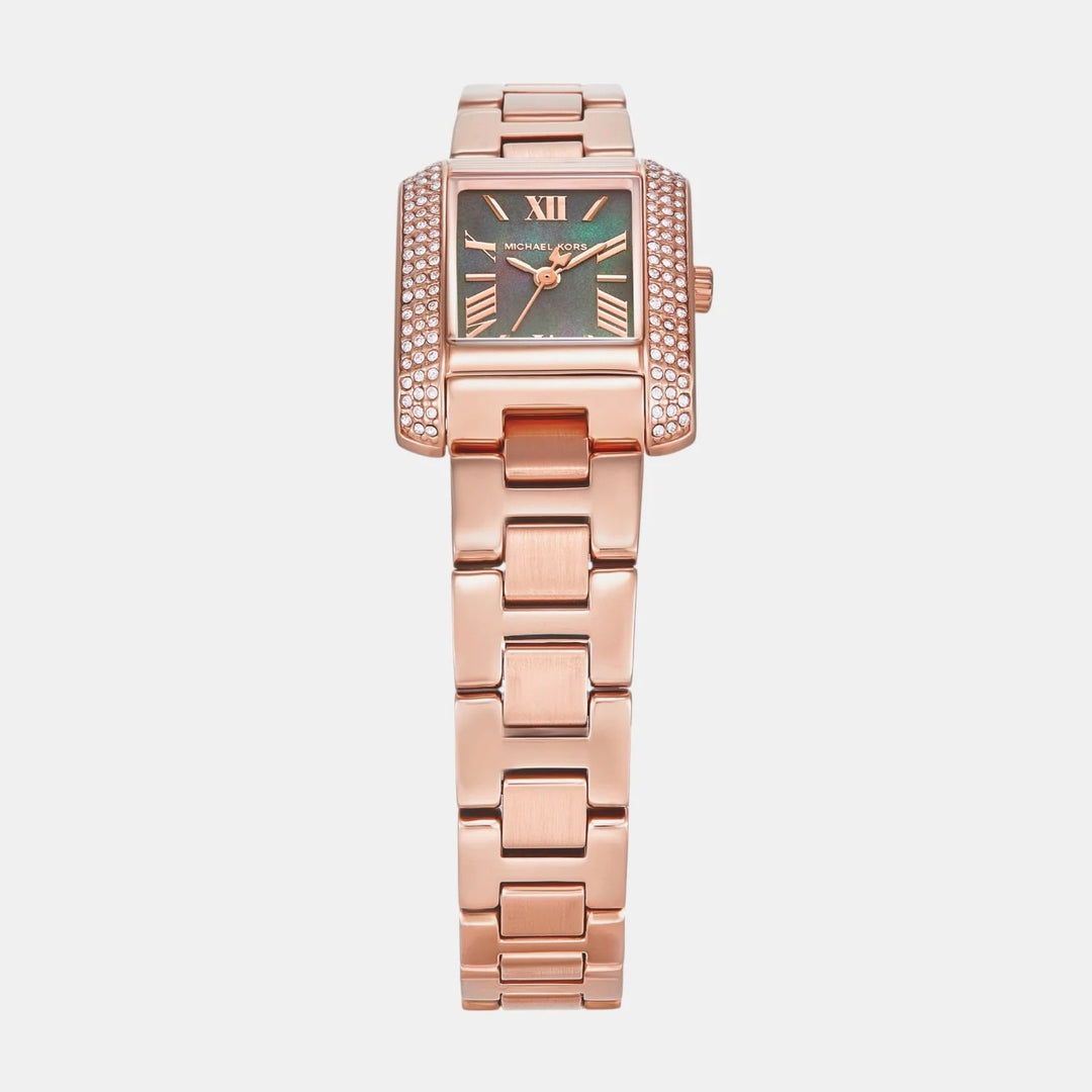 Michael Kors Emery MK4868 Pavé Rose Gold-Tone Women&