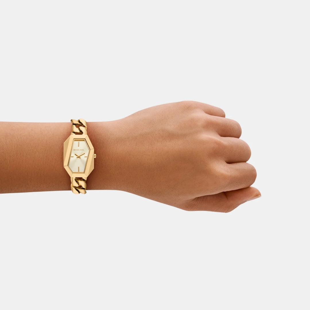 Michael Kors Suri MK4878 Gold-Tone Pavé Women&