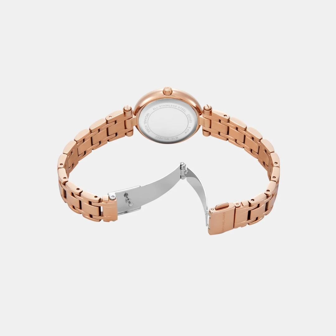Michael Kors Heirloom MK4893 Rose Gold-Tone Stainless Steel Women&