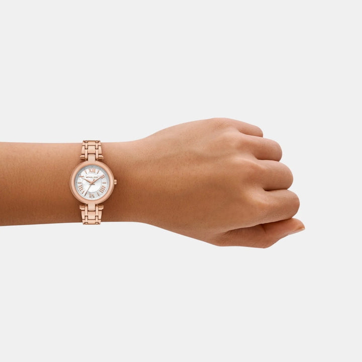 Michael Kors Heirloom MK4893 Rose Gold-Tone Stainless Steel Women&