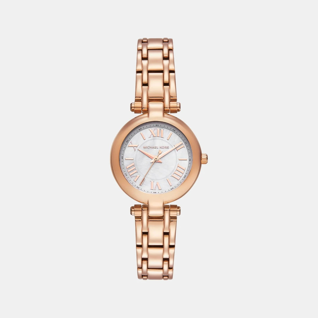 Michael Kors Heirloom MK4893 Rose Gold-Tone Stainless Steel Women&