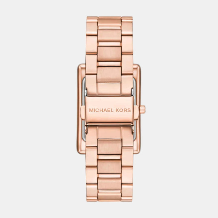 Michael Kors Lennox MK4905 Gold-Tone Pavé Logo Women&