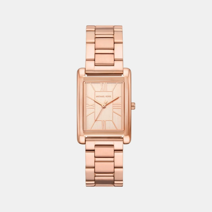 Michael Kors Lennox MK4905 Gold-Tone Pavé Logo Women&
