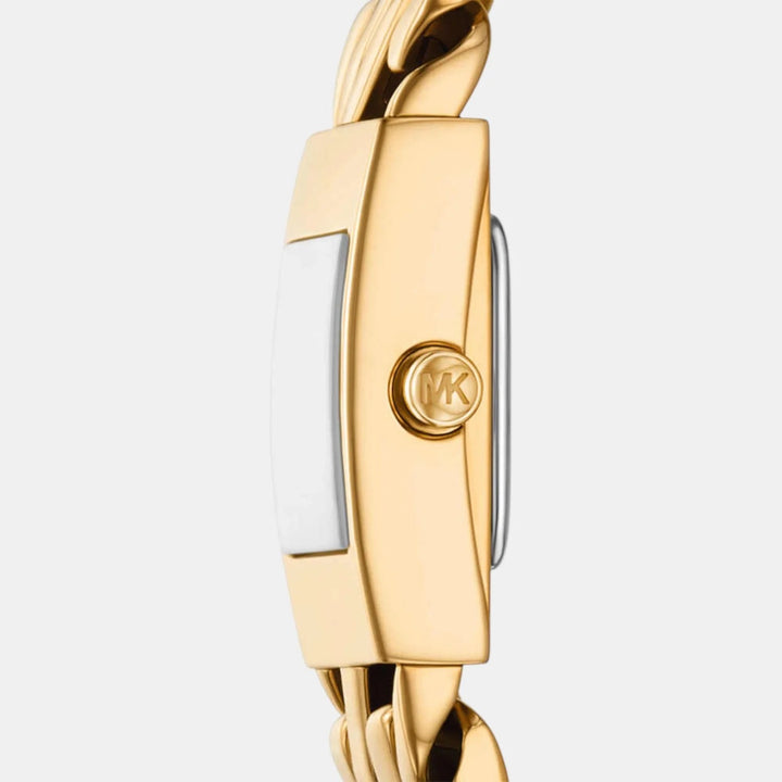 Michael Kors Everest MK4907 Silver-Tone Pavé Bezel Women&