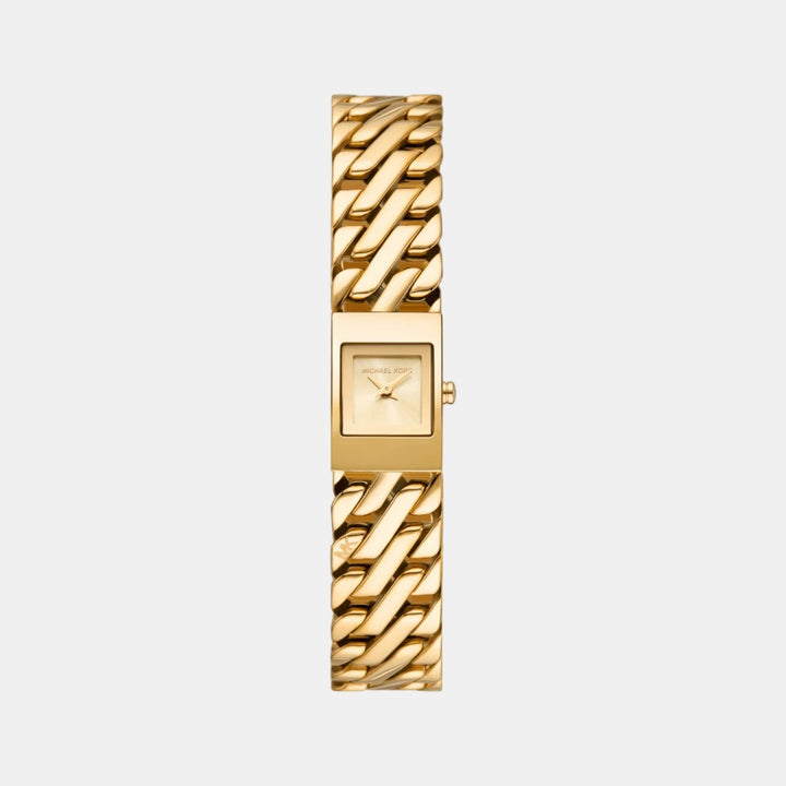 Michael Kors Everest MK4907 Silver-Tone Pavé Bezel Women&