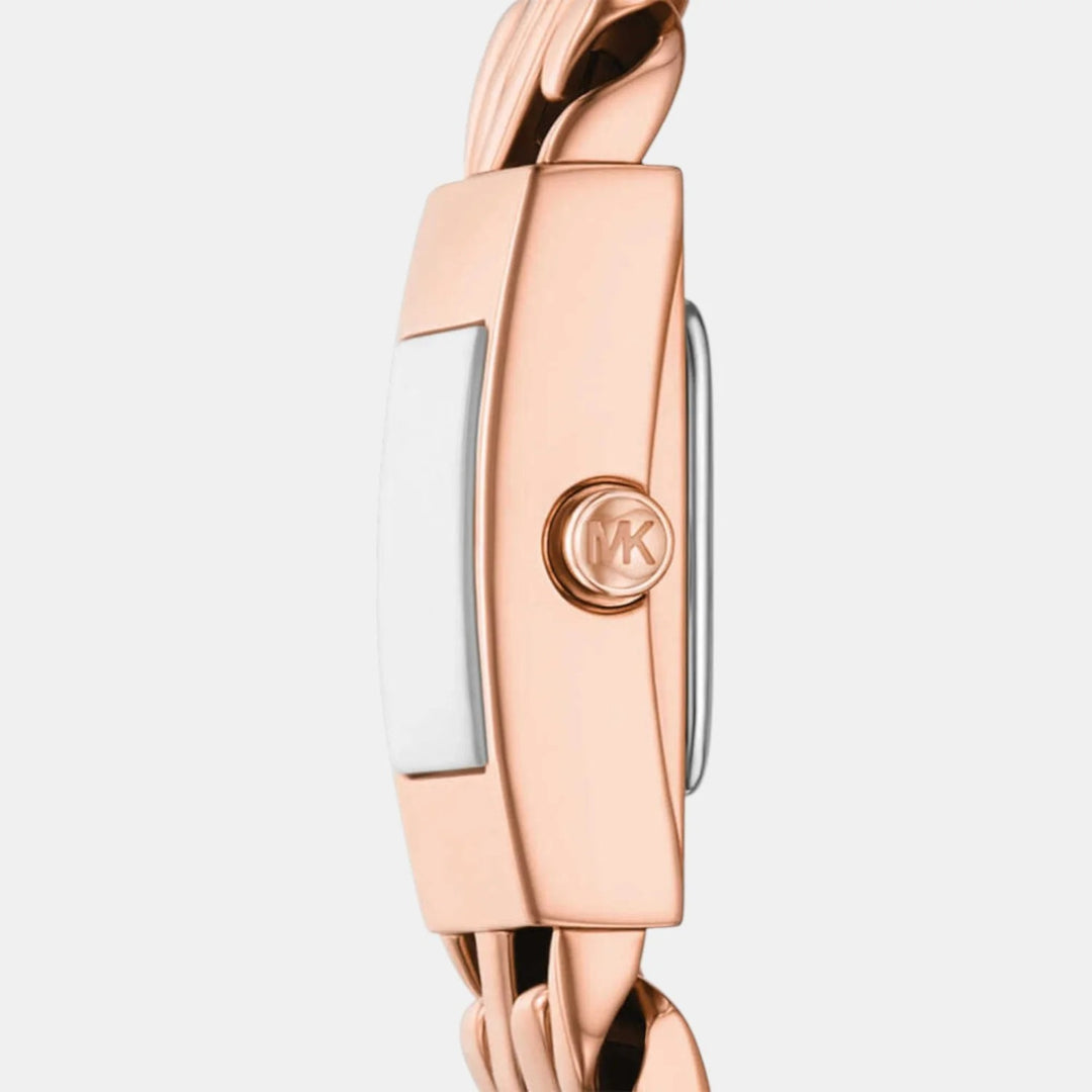 Michael Kors Darrington MK4908 Gold-Tone Pavé Bezel Women&