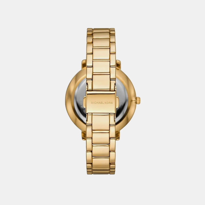 Michael Kors Pyper MK4916 Gold-Tone Pavé Stainless Steel Women&