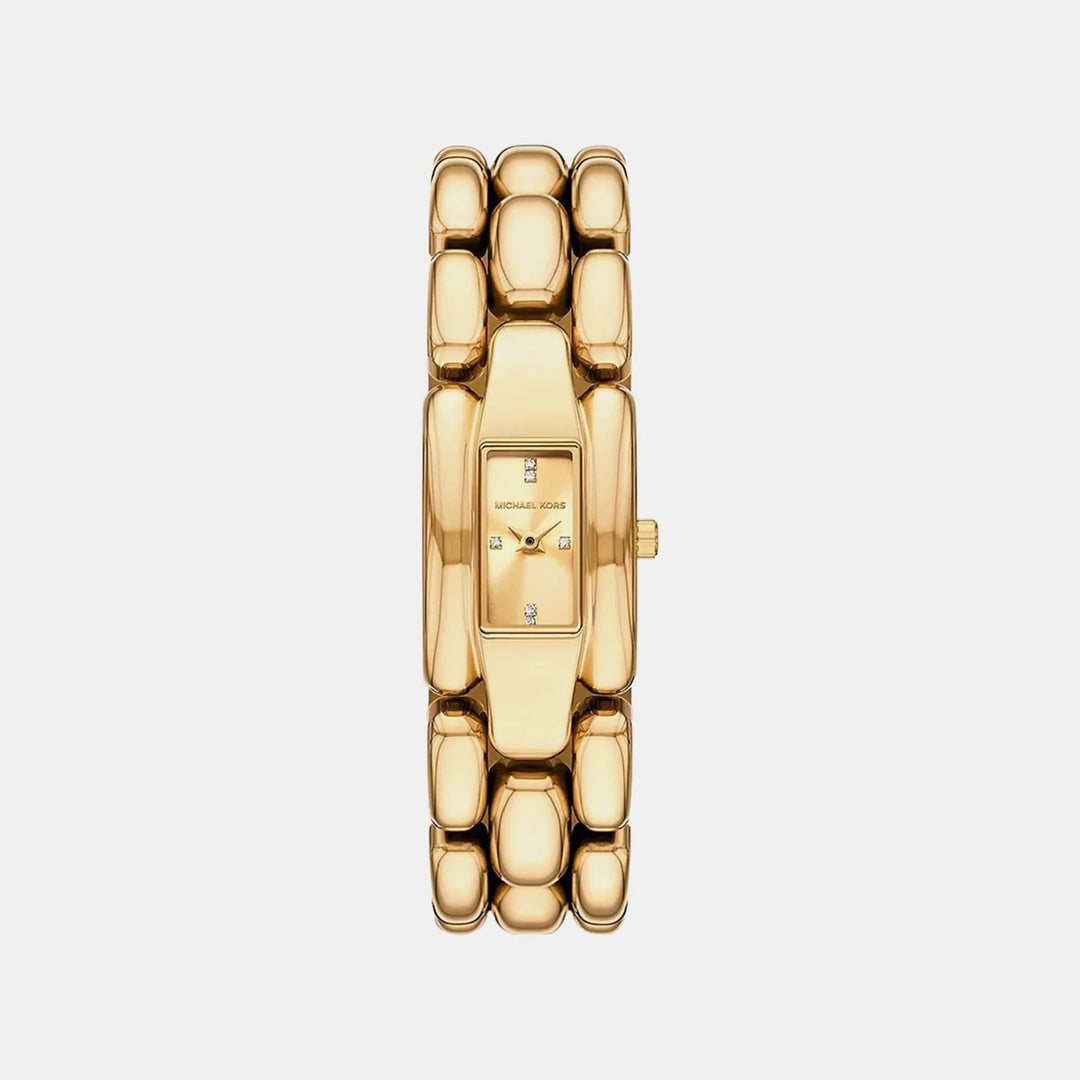 Michael Kors Hally MK4921 Rose Gold-Tone Stainless Steel Women&