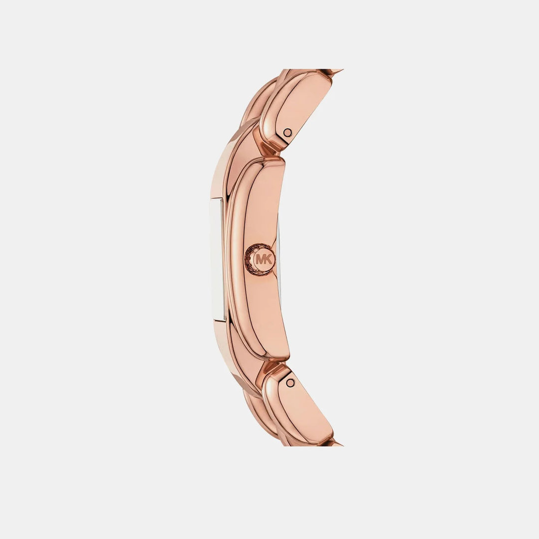 Michael Kors Hally MK4954 Rose Gold-Tone Stainless Steel Women&
