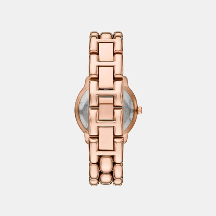 Michael Kors Phoebe MK4962 Rose Gold-Tone Curb-Link Bracelet Women&