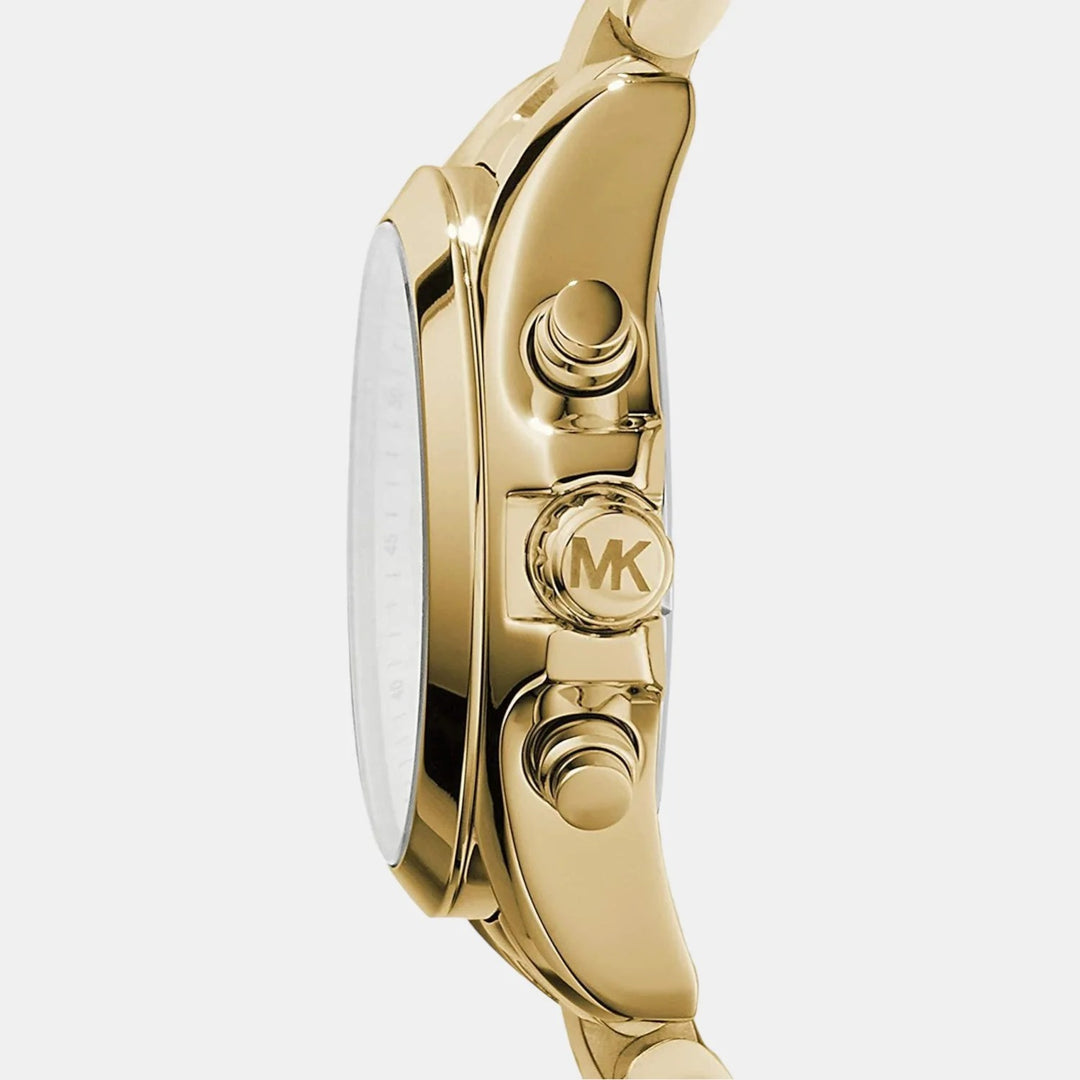 Michael Kors Bradshaw MK5798 Gold-Tone Mid-Size Chronograph Women&